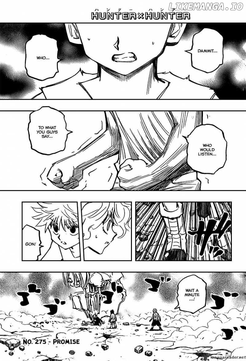 Hunter x Hunter, Chapter 275 image 01